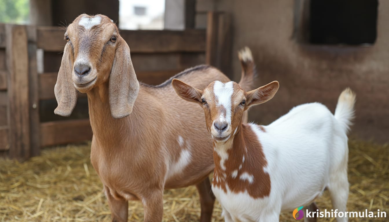Popular Indian Goat Breeds Barbari aur Jamunapari bakri breed comparison